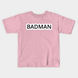 Vegeta's Badman Shirt (Design on back) Kids T-Shirt